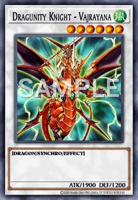 Dragunity Knight - Vajrayana, Yu-Gi-Oh! card, WIND