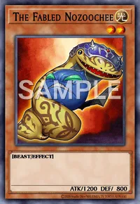 The Fabled Nozoochee, Yu-Gi-Oh! card, LIGHT