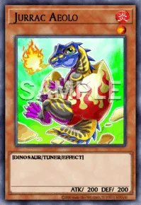Jurrac Aeolo, Yu-Gi-Oh! card, FIRE