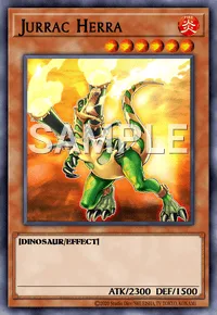 Jurrac Herra, Yu-Gi-Oh! card, FIRE