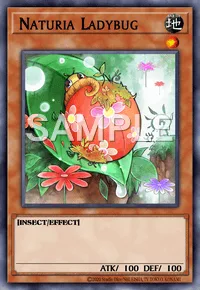 Naturia Ladybug, Yu-Gi-Oh! card, EARTH