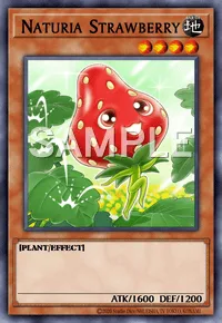 Naturia Strawberry, Yu-Gi-Oh! card, EARTH