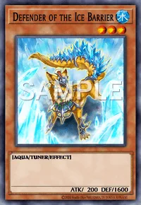 Defender of the Ice Barrier, Yu-Gi-Oh! card, WATER
