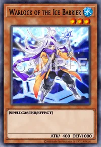 Warlock of the Ice Barrier, Yu-Gi-Oh! card, WATER