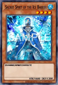 Sacred Spirit of the Ice Barrier, Yu-Gi-Oh! card, WATER