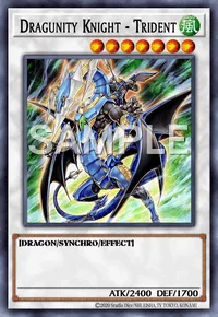 Dragunity Knight - Trident, Yu-Gi-Oh! card, WIND