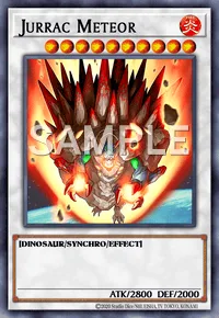 Jurrac Meteor, Yu-Gi-Oh! card, FIRE