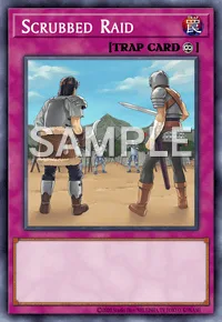 Scrubbed Raid, Yu-Gi-Oh! card, TRAP