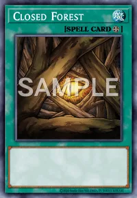 Closed Forest, Yu-Gi-Oh! card, SPELL