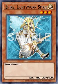 Shire, Lightsworn Spirit, Yu-Gi-Oh! card, LIGHT