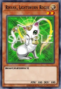 Rinyan, Lightsworn Rogue, Yu-Gi-Oh! card, LIGHT
