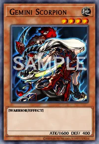Gemini Scorpion, Yu-Gi-Oh! card, EARTH