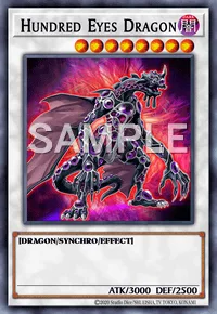 Hundred Eyes Dragon, Yu-Gi-Oh! card, DARK