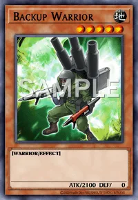 Backup Warrior, Yu-Gi-Oh! card, EARTH