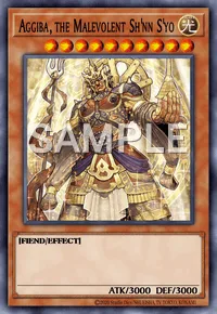 Aggiba, the Malevolent Sh'nn S'yo, Yu-Gi-Oh! card, LIGHT