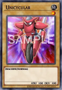 Unicycular, Yu-Gi-Oh! card, EARTH
