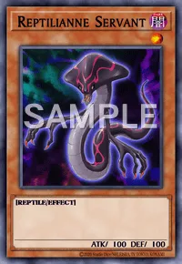 Reptilianne Servant, Yu-Gi-Oh! card, DARK