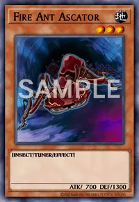 Fire Ant Ascator, Yu-Gi-Oh! card, EARTH