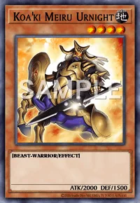 Koa'ki Meiru Urnight, Yu-Gi-Oh! card, EARTH