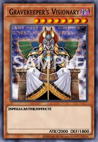 Gravekeeper's Visionary, Yu-Gi-Oh! card, DARK