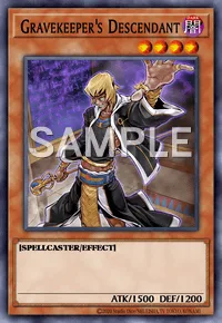 Gravekeeper's Descendant, Yu-Gi-Oh! card, DARK