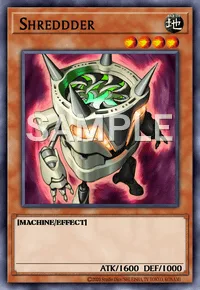 Shreddder, Yu-Gi-Oh! card, EARTH