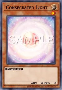 Consecrated Light, Yu-Gi-Oh! card, LIGHT