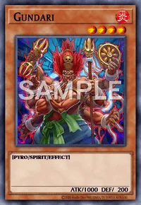 Gundari, Yu-Gi-Oh! card, FIRE