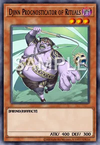 Djinn Prognosticator of Rituals, Yu-Gi-Oh! card, DARK