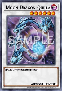 Moon Dragon Quilla, Yu-Gi-Oh! card, DARK