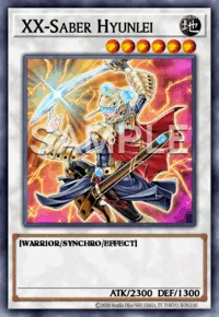 XX-Saber Hyunlei, Yu-Gi-Oh! card, EARTH