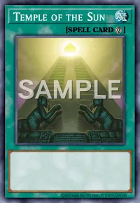 Temple of the Sun, Yu-Gi-Oh! card, SPELL