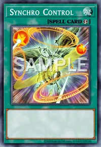 Synchro Control, Yu-Gi-Oh! card, SPELL