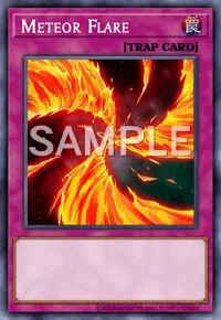Meteor Flare, Yu-Gi-Oh! card, TRAP