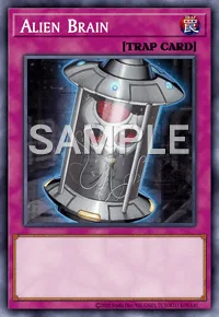Alien Brain, Yu-Gi-Oh! card, TRAP
