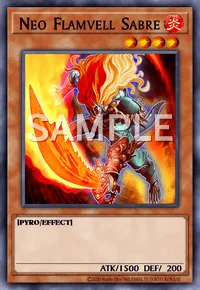 Neo Flamvell Sabre, Yu-Gi-Oh! card, FIRE