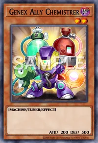 Genex Ally Chemistrer, Yu-Gi-Oh! card, DARK
