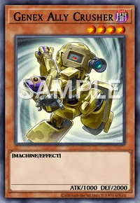 Genex Ally Crusher, Yu-Gi-Oh! card, DARK
