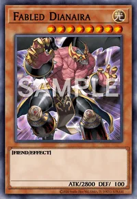 Fabled Dianaira, Yu-Gi-Oh! card, LIGHT