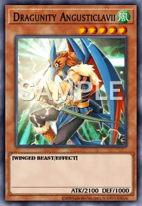 Dragunity Angusticlavii, Yu-Gi-Oh! card, WIND
