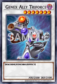 Genex Ally Triforce, Yu-Gi-Oh! card, DARK
