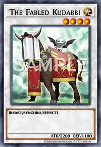 The Fabled Kudabbi, Yu-Gi-Oh! card, LIGHT