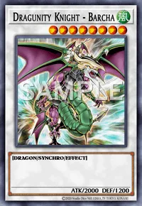 Dragunity Knight - Barcha, Yu-Gi-Oh! card, WIND