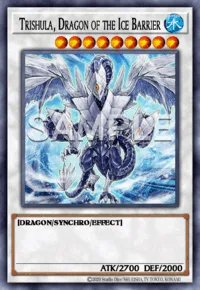 Trishula, Dragon of the Ice Barrier, Yu-Gi-Oh! card, WATER