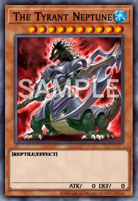 The Tyrant Neptune, Yu-Gi-Oh! card, WATER