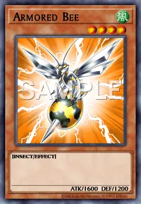 Armored Bee, Yu-Gi-Oh! card, WIND