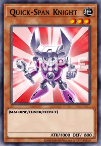 Quick-Span Knight, Yu-Gi-Oh! card, EARTH
