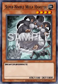 Super-Nimble Mega Hamster, Yu-Gi-Oh! card, EARTH