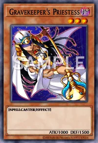 Gravekeeper's Priestess, Yu-Gi-Oh! card, DARK