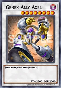 Genex Ally Axel, Yu-Gi-Oh! card, DARK